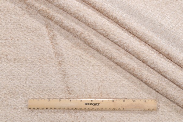 Yards Merrimac Textured Chenille Upholstery Fabric In Bisque