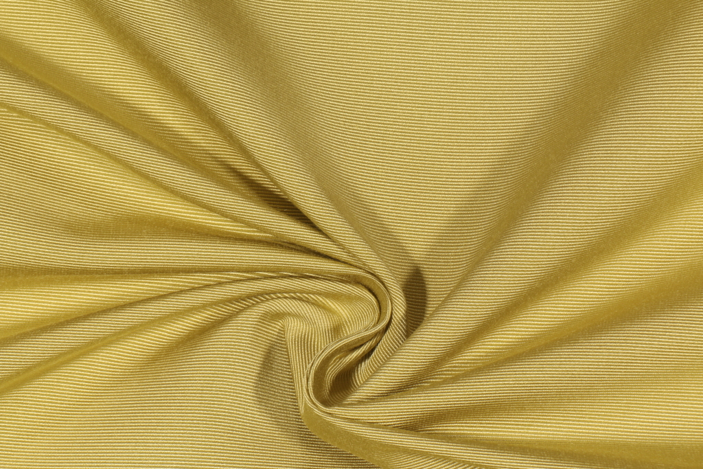 1.38 Yards Beaming in Citrine Finely Ribbed Polyester Decorator Fabric ...