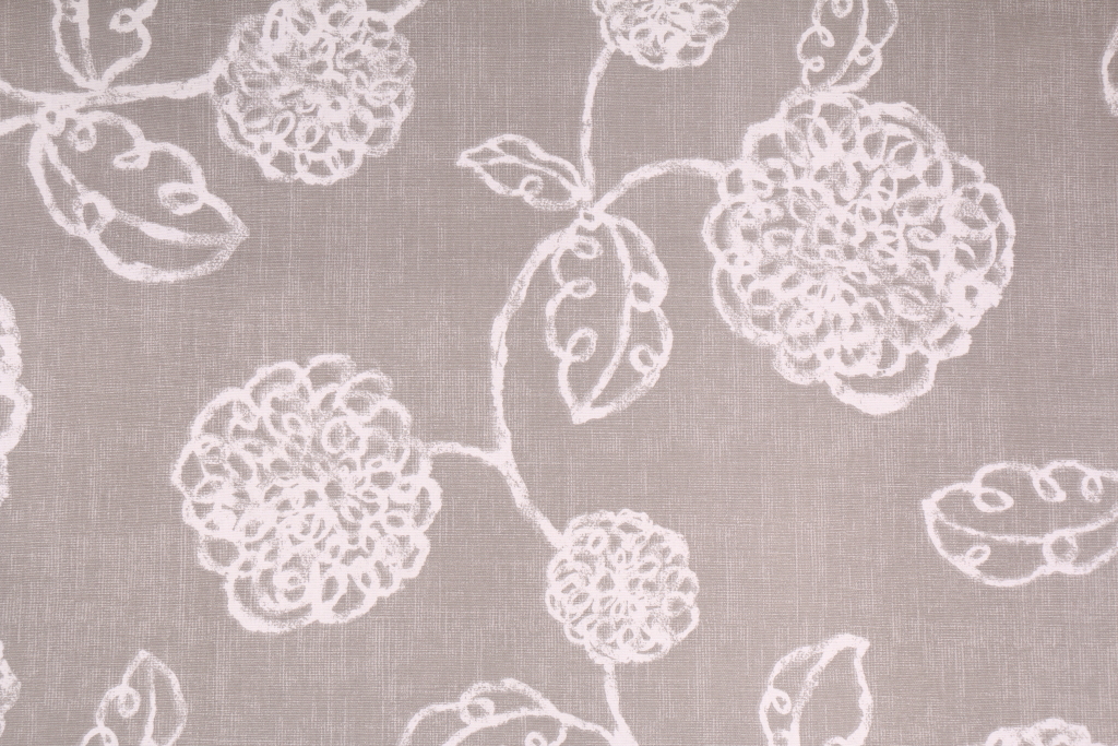 Magnolia Home Adele Printed Cotton Drapery Fabric in Slate