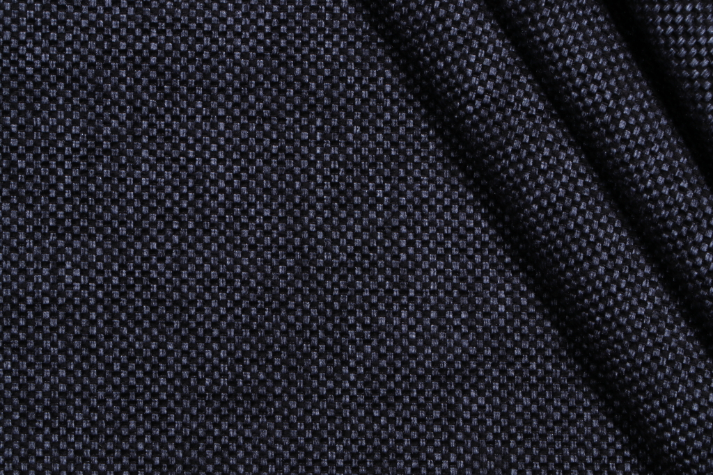1 Yard Sutton Woven Chenille Upholstery Fabric in Storm