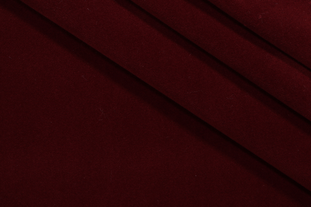 2.63 Yards Roland Velvet Upholstery Fabric in Garnet