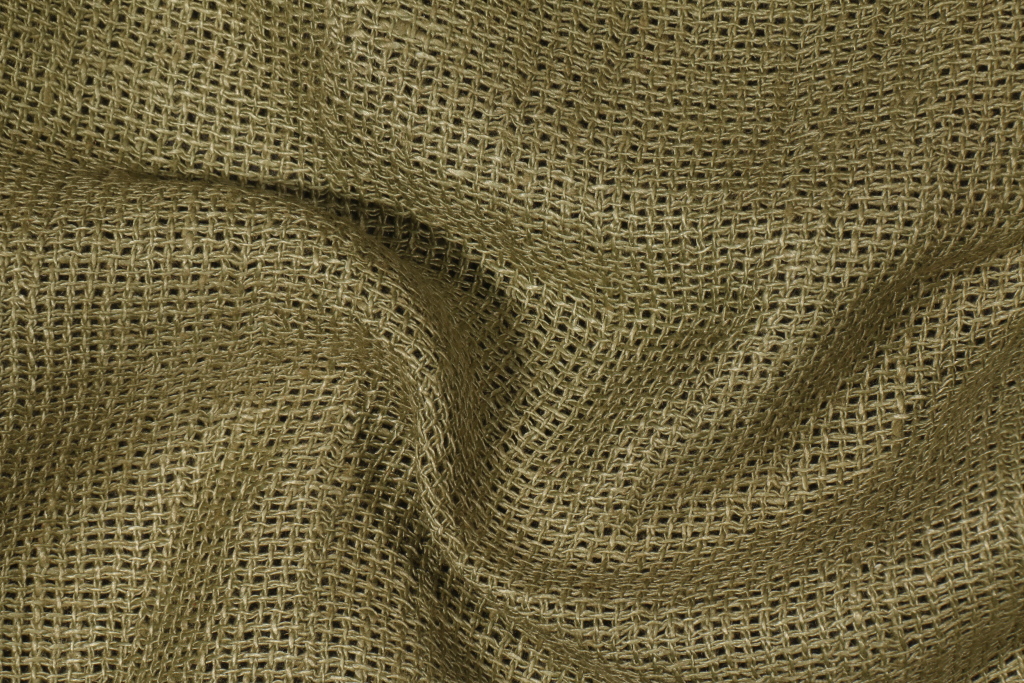 Click for 3.3 Yards Designer Open Weave Linen Sheer Drapery Fabric in Tobacco (green) Designer Open Weave Linen Sheer Drapery Fabric in Tobacco (green)