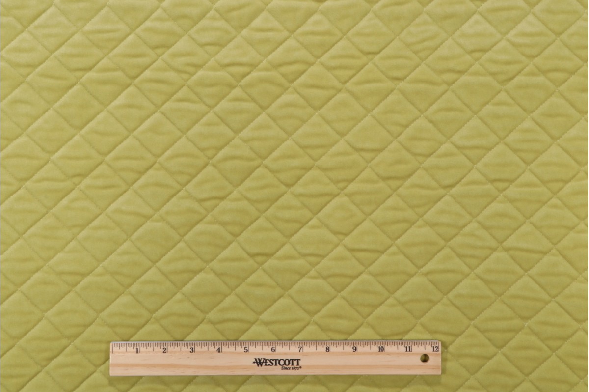 2.13 Yards Thibaut Essex WQA79425 Quilted Velvet Upholstery Fabric in