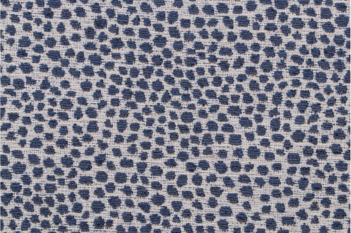 Covington New Dotify Woven Chenille Upholstery Fabric in 527-Deep Sea