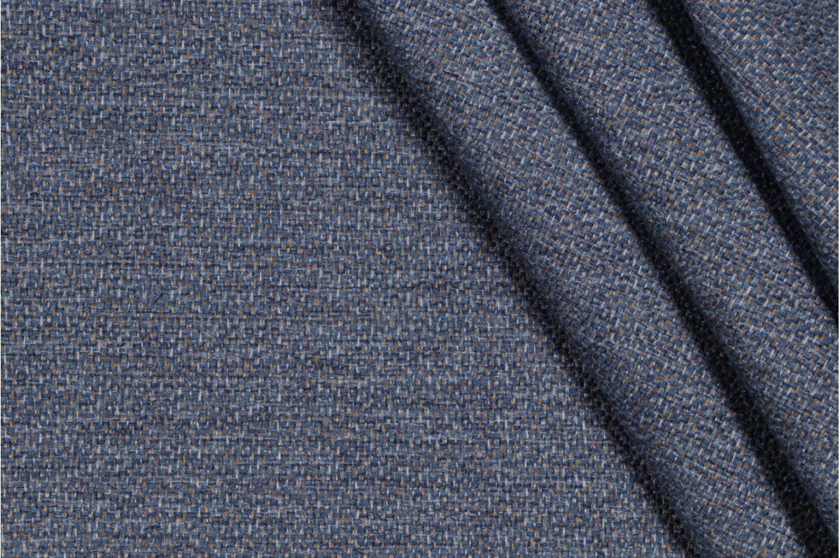 1 Yards Richloom Malley Woven Upholstery Fabric in Denim