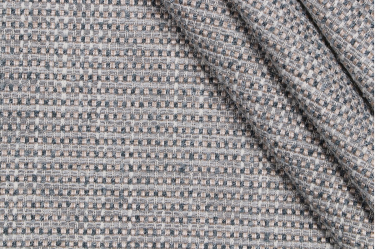 P Kaufmann Brennan Performance Woven Upholstery Fabric in Mist