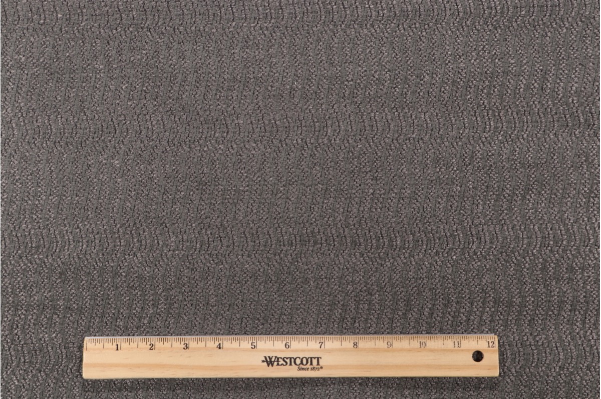 9.5 Yards Scalamandre Woven Chenille Upholstery Fabric in Steel