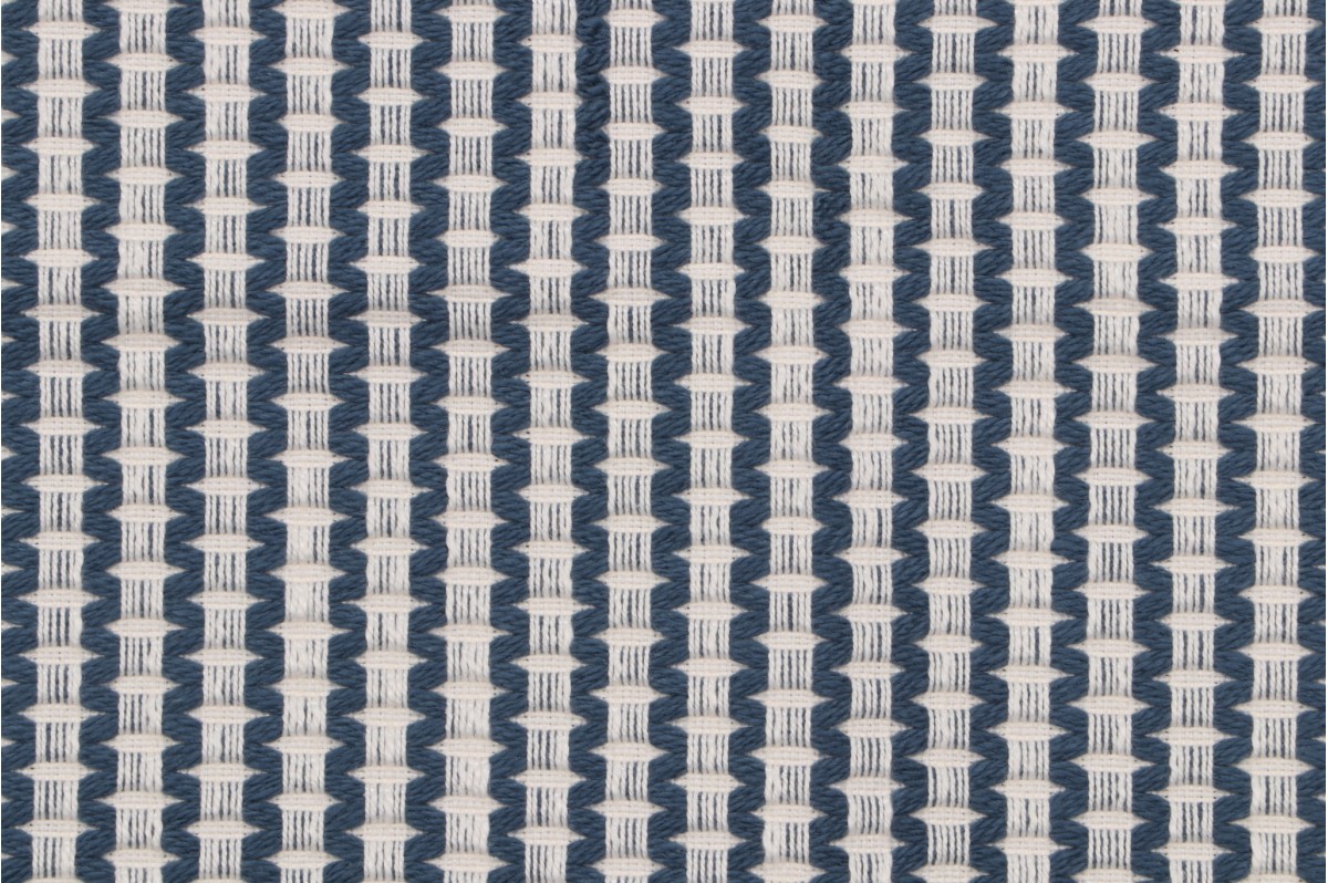 1.13 Yards Stripe Woven Upholstery Fabric in Aegean