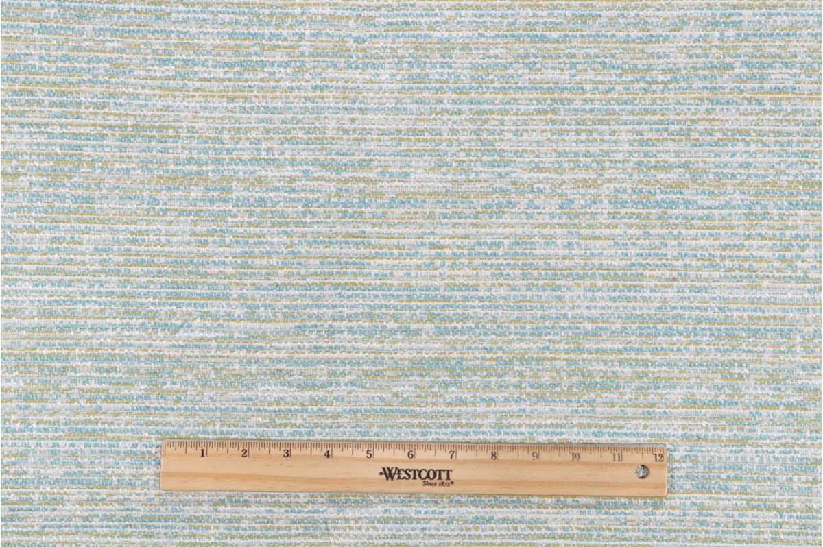 1 Yard Aston Woven Upholstery Fabric in Sea Green