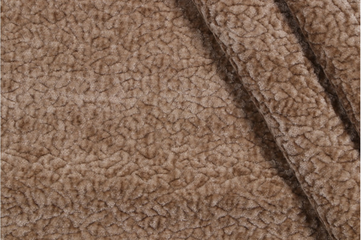 1.13 Yards Fynn Woven Chenille Upholstery Fabric in Taupe