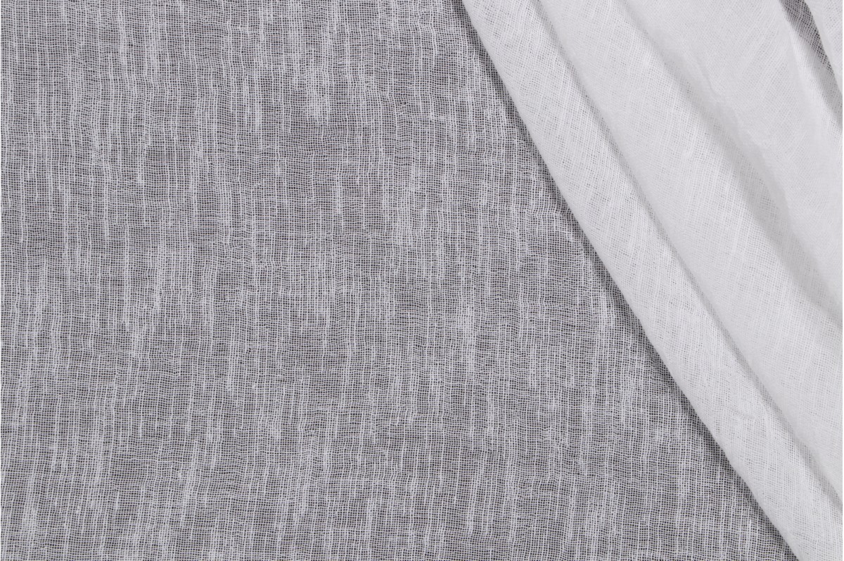 .88 Yards Wish Sheer Drapery Fabric in Snow