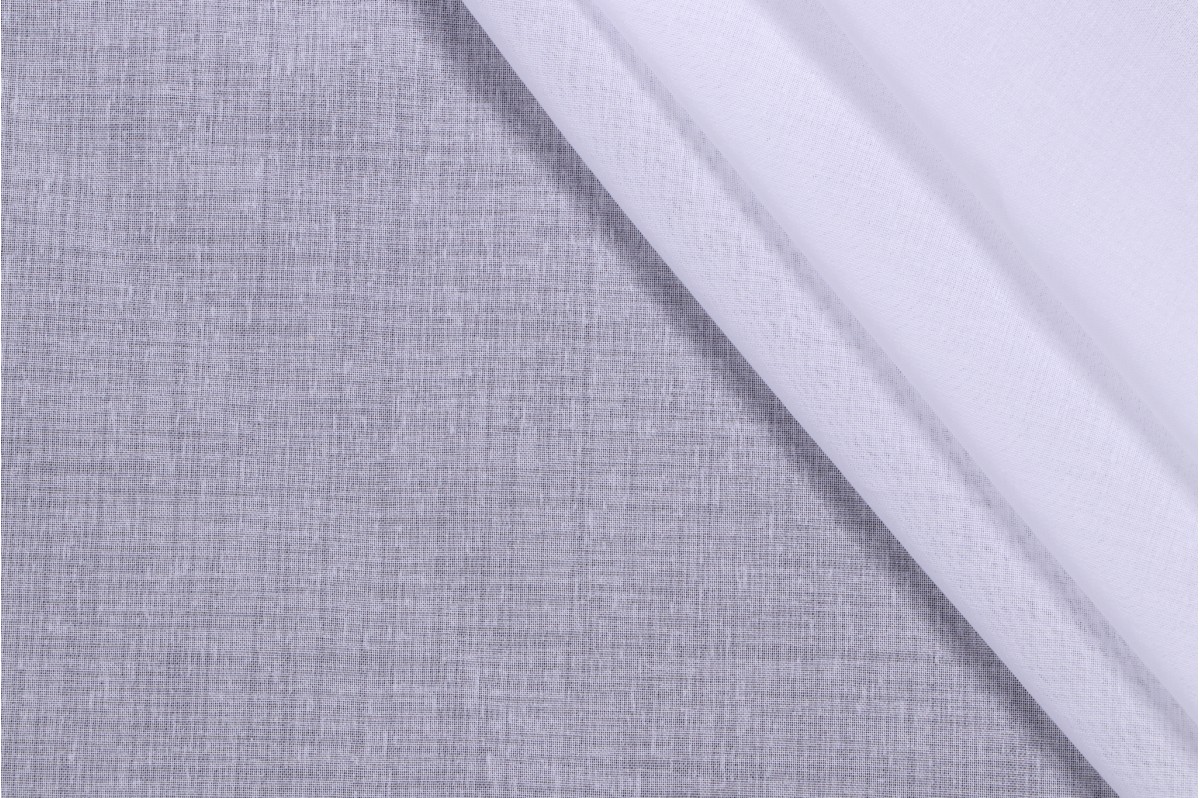 1.38 Yards Sonny Sheer Drapery Fabric in White