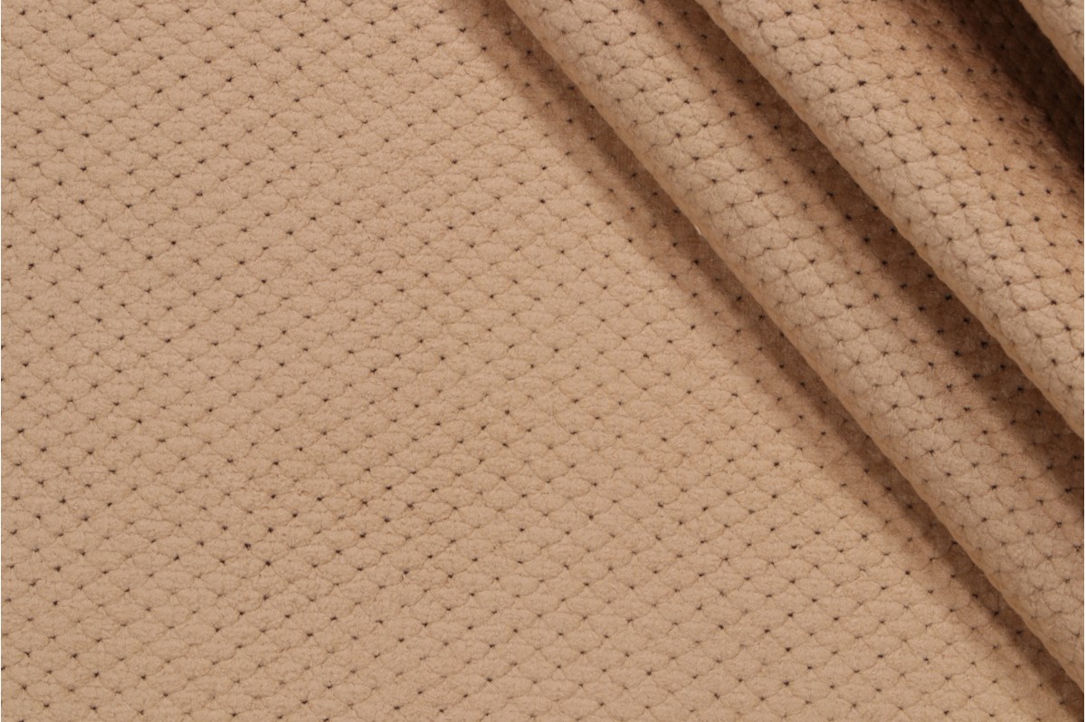 8.5 Yards Scalamandre Woven Chenille Upholstery Fabric in Latte