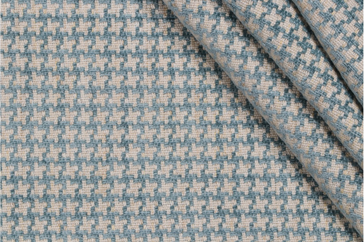 2.25 Yards Scalamandre Woven Chenille Upholstery Fabric in Pool