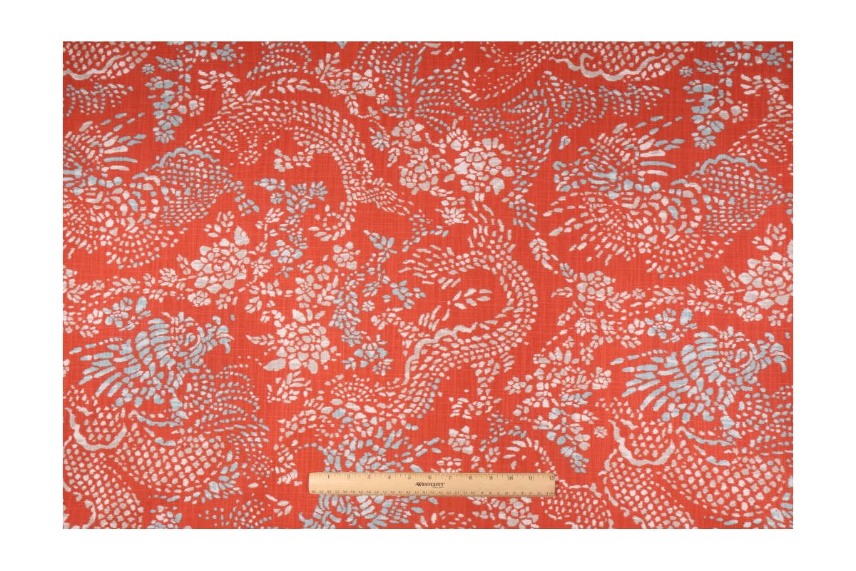 Robert Allen Dwell Studio Amapura Printed Cotton Drapery Fabric in