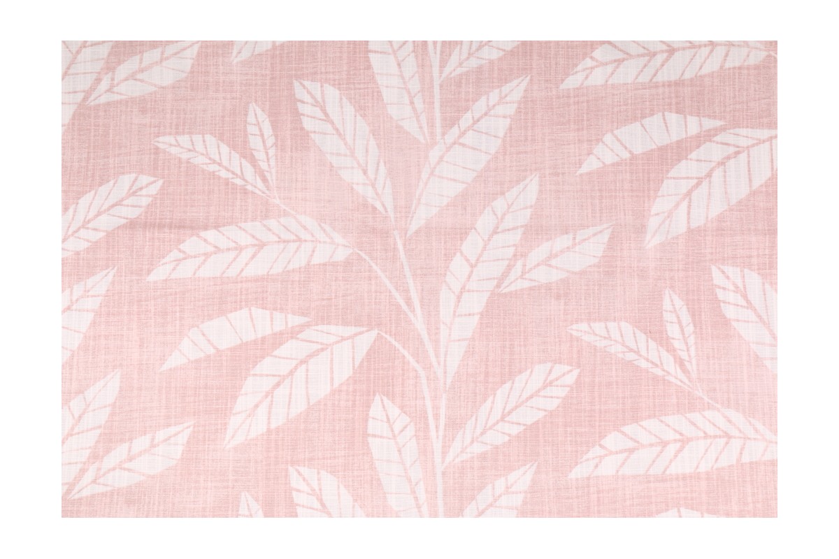 Premier Prints Samos Printed Slubbed Cotton Canvas Drapery Fabric in Blush