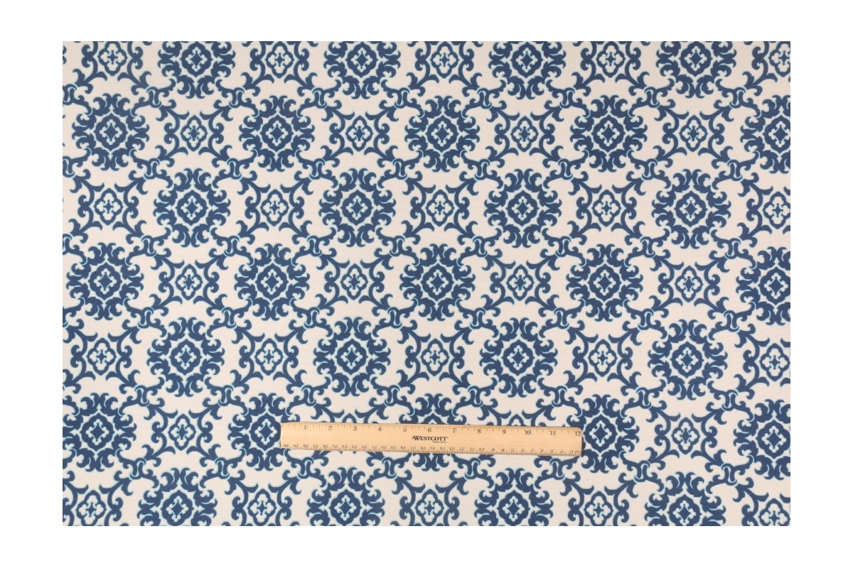 Tommy Bahama Medallion Printed Poly Outdoor Fabric in Riptide