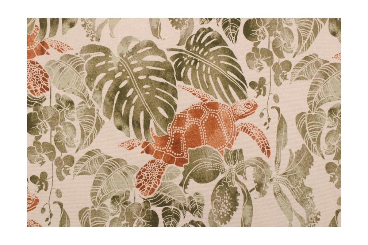 Tommy Bahama Tortuga Bay Printed Polyester Outdoor Fabric in Sunset