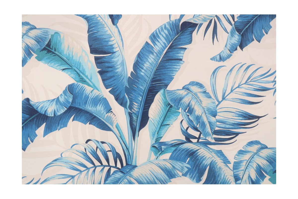 Tommy Bahama Palmiers Printed Polyester Outdoor Fabric in Caribe