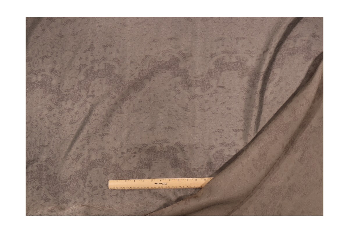 Richloom Mantilla Sheer Woven Drapery Fabric in Shitake