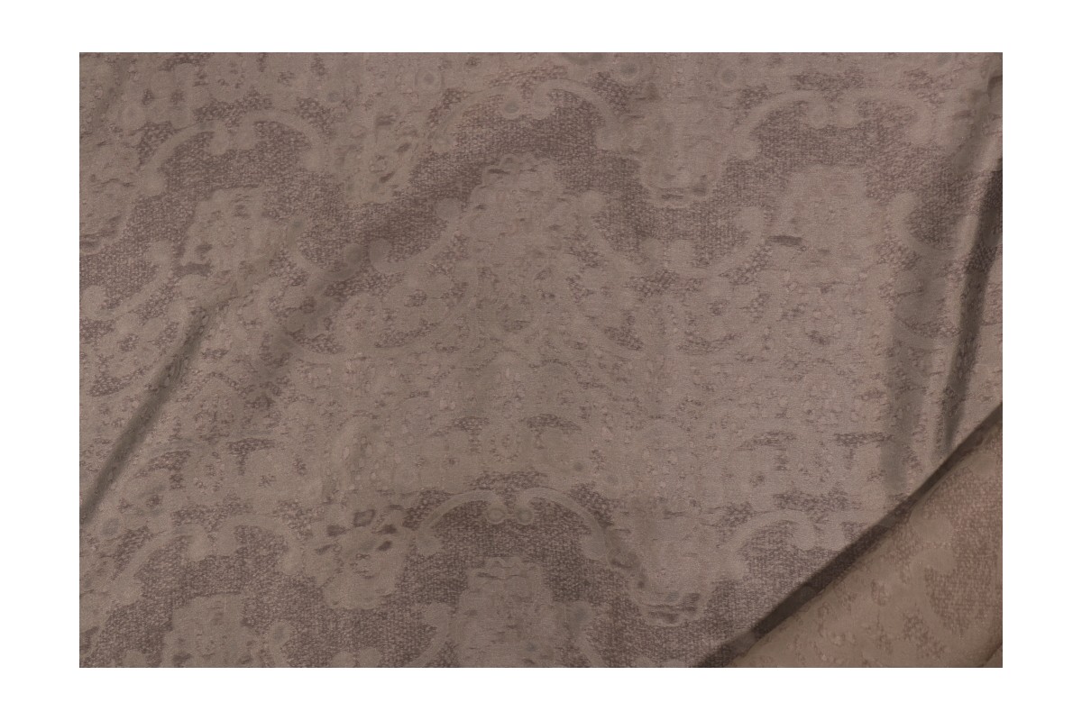 Richloom Mantilla Sheer Woven Drapery Fabric in Shitake