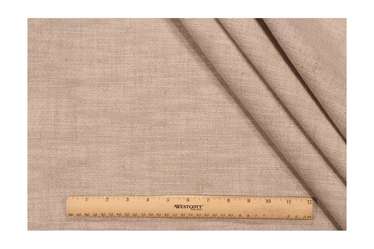 Kaufmann Maeve Woven Upholstery Fabric in Linen