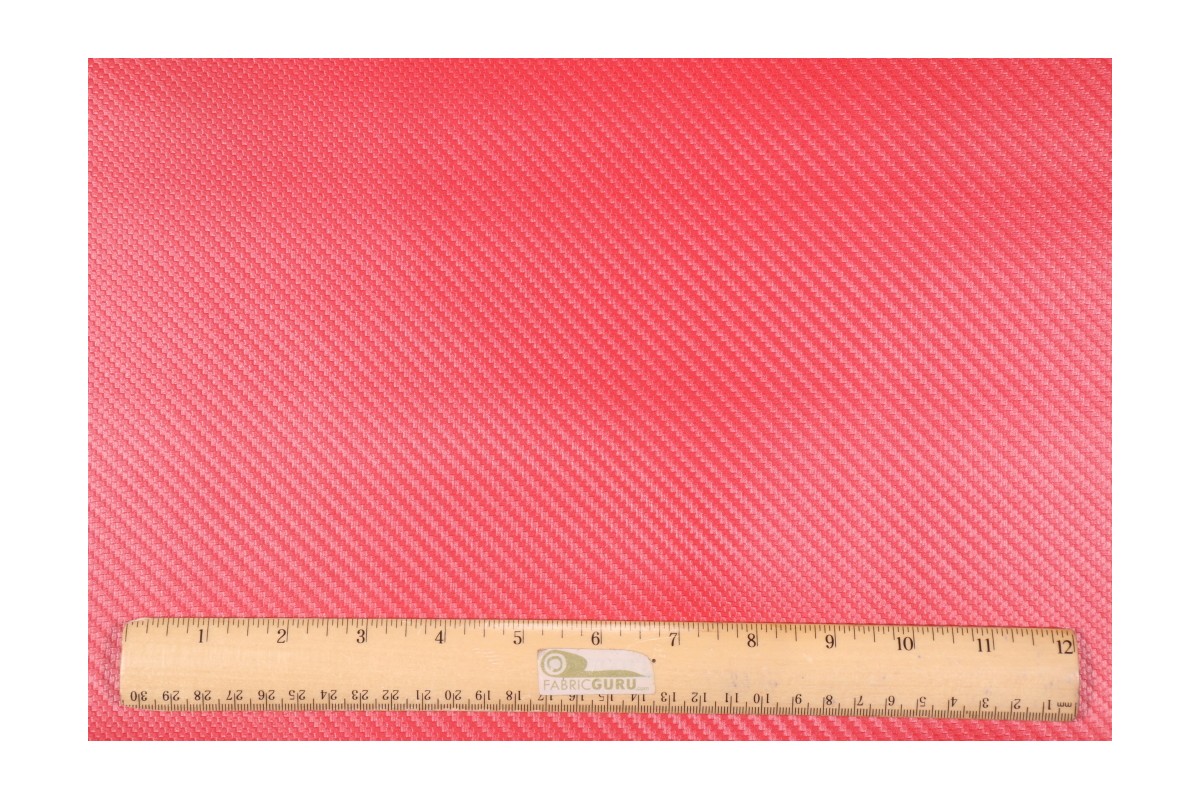 Marine Vinyl - Carbon Fibre Outdoor Fabric in Fire Red