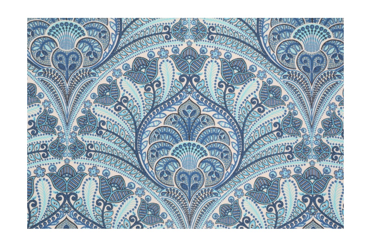 6.2 Yards Tommy Bahama Crescent Beach Printed Polyester Outdoor Fabric