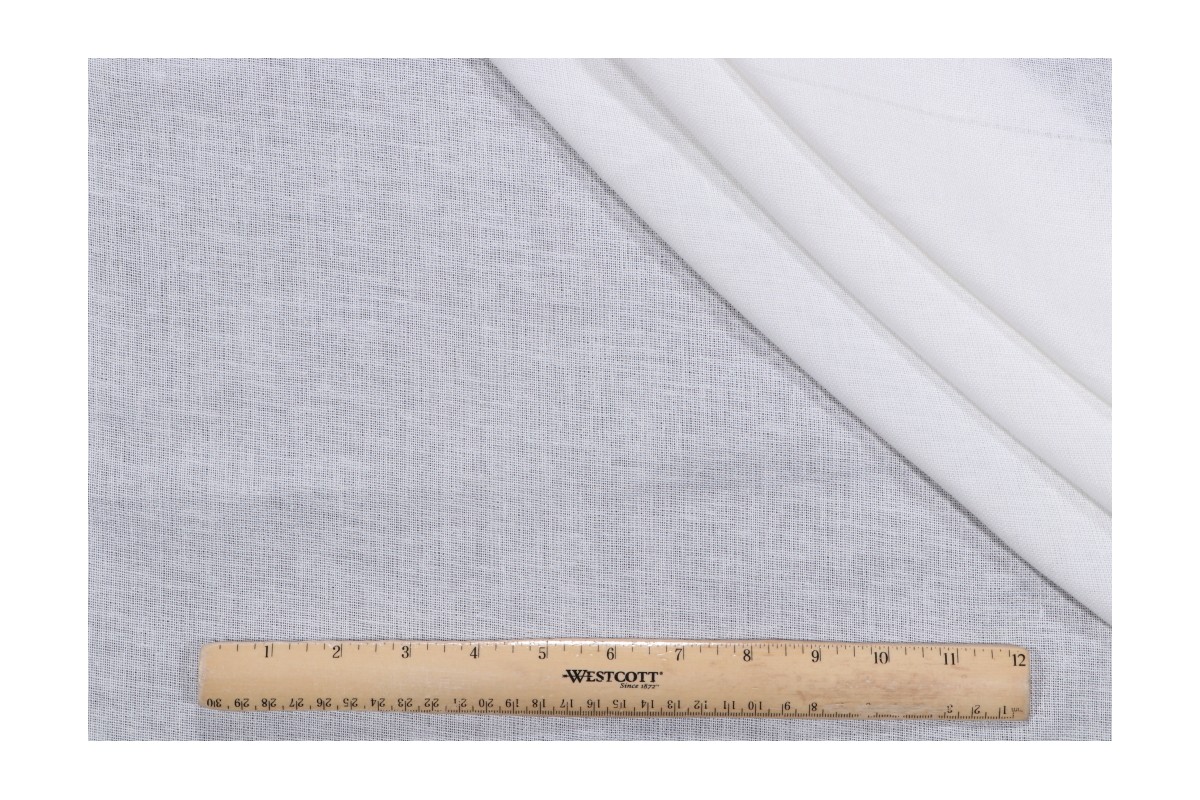 Western Textiles Summerdale Sheer Woven Drapery Fabric in Cloud
