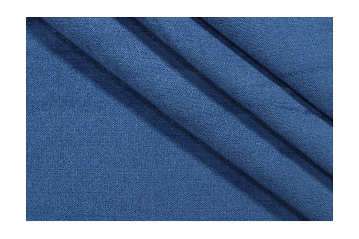 3.13 Yards Hume Velvet Upholstery Fabric in Azul