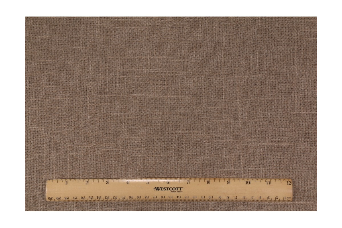 0.88 Yards Covington Jefferson Linen Drapery Fabric in 02 Desized Griege