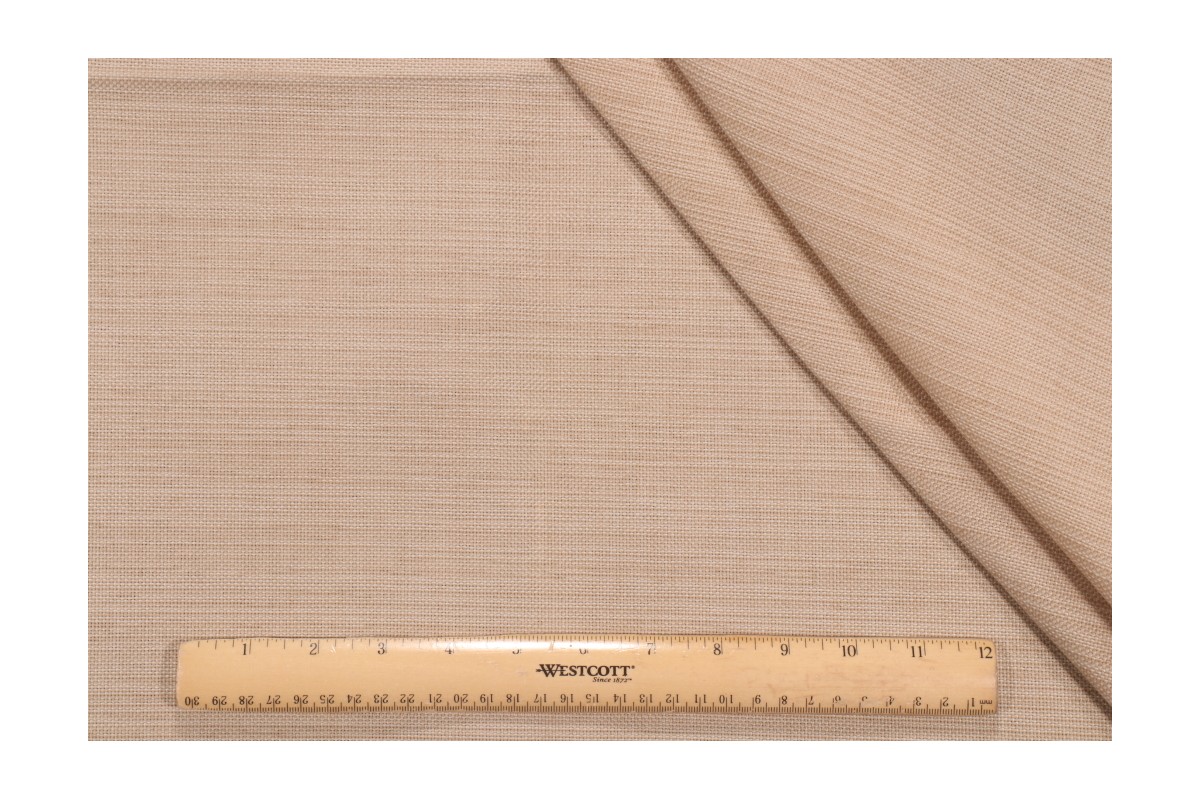 5 Yards Seaside Solid Woven Polyester Outdoor Fabric in Parchment