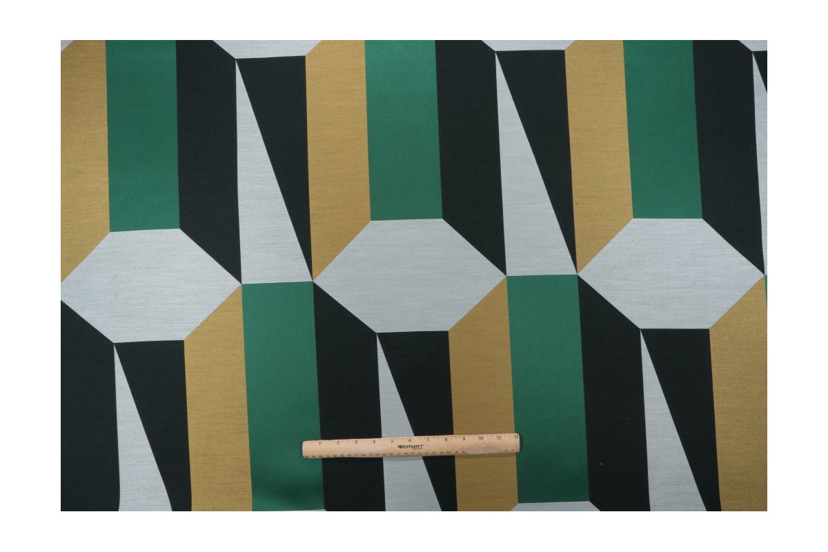 1.38 Yards Wright Woven Upholstery Fabric in Kelly