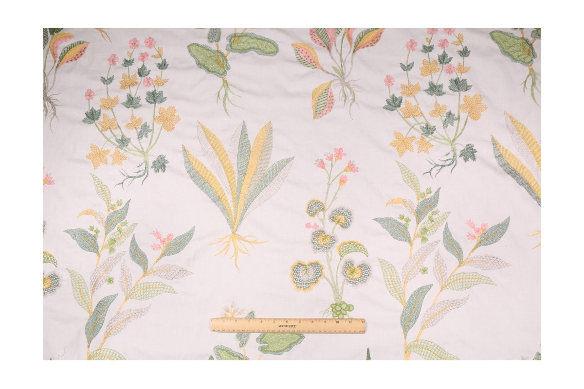 Robert Allen Madcap Cottage Monsoon Palace Embroidered Cotton/Linen
