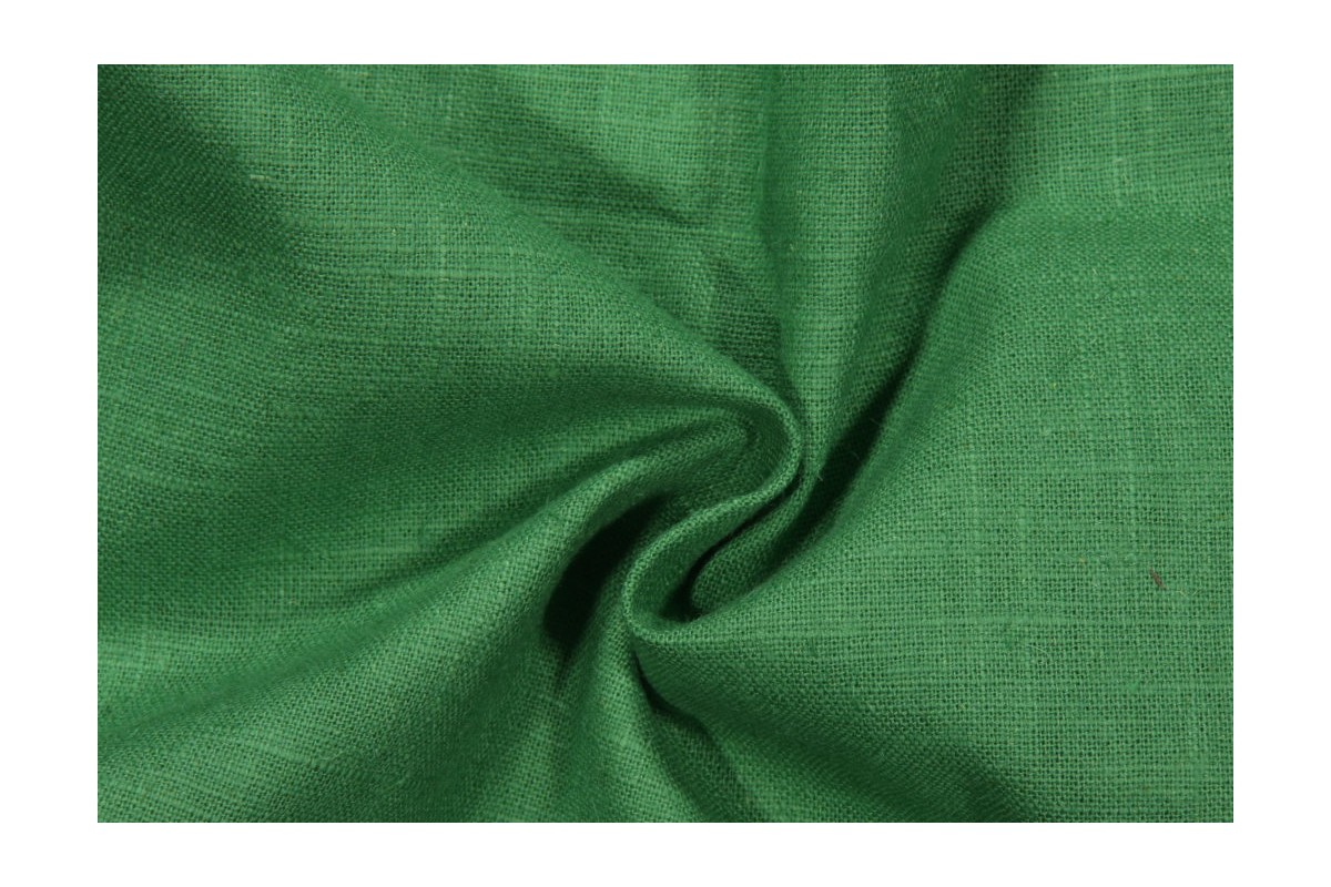Robert Allen Linen Slub Drapery Fabric in Malachite
