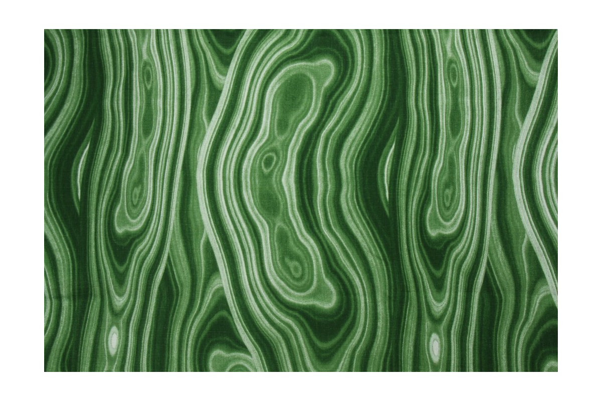 Robert Allen Malakos Printed Cotton Drapery Fabric in Malachite
