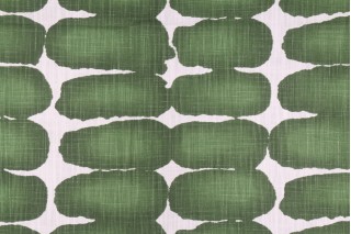 Sample of Premier Prints Shibori Dot - Slub Canvas Printed Cotton Drapery Fabric in Pine 