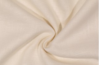 Covington Jefferson Linen Drapery Fabric in 101 Antique White 