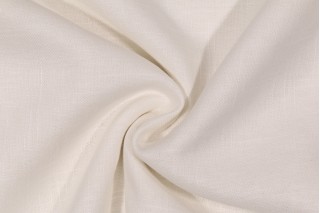 Covington Jefferson Linen Drapery Fabric in 198 White 