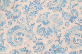 Swavelle mill creek raymond waites blue white toile fabric by the yard  stock 4