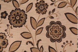 Burch Fabrics Pembroke Beige Floral Upholstery Fabric