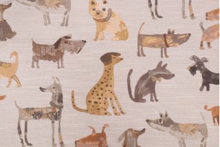 Mill Creek Wag A Tude Woven Tapestry Upholstery Fabric in Desert 