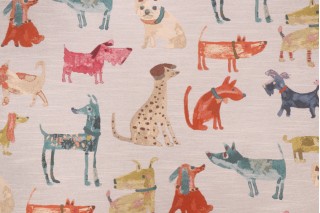 Mill Creek Wag A Tude Woven Tapestry Upholstery Fabric in Multi 