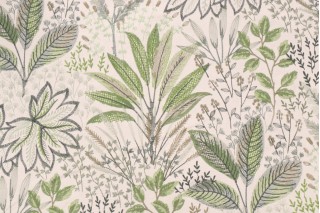 PK Lifestyles Amazonia Emb Embroidered Drapery Fabric in Fern 