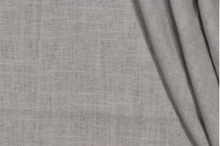 Covington Jefferson Linen Woven Drapery Fabric in 5-Porcelain Blue 