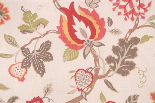 Kaufmann Lushan Garden Printed Cotton Drapery Fabric in Whimsical $22.95  per yard