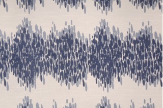 Sample of Robert Allen Dapple RR BK Tapestry Upholstery Fabric in Indigo 