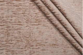 Kaufmann Tigra Performance Woven Chenille Upholstery Fabric in Sand 