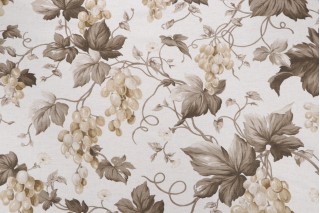 Scalamandre Riesling Printed Drapery Fabric in Beige