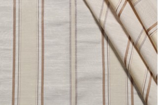 Beacon Hill Prolific Woven Moire Decorator Fabric in Lt Caramel